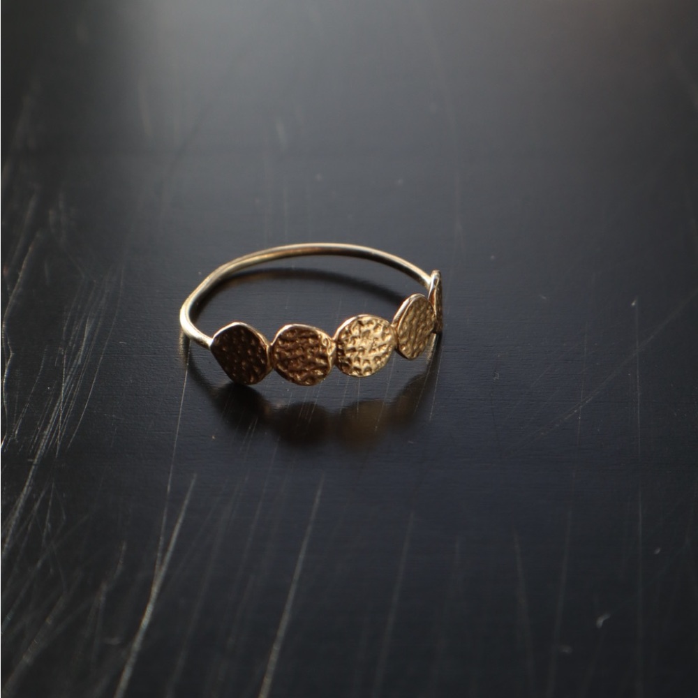 Bluboho Solid Gold Abacus Ring
